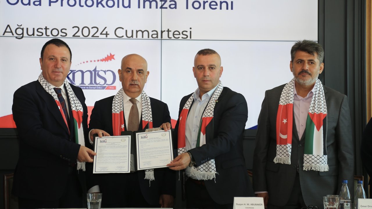 Kahramanmaraş ve Filistin arasında kardeşlik protokolü imzalandı