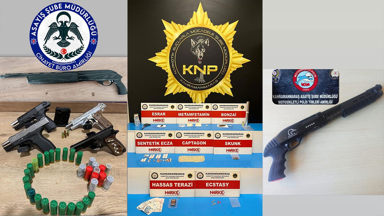 Kahramanmaraş'ta dev operasyon: 96 kişi yakalandı