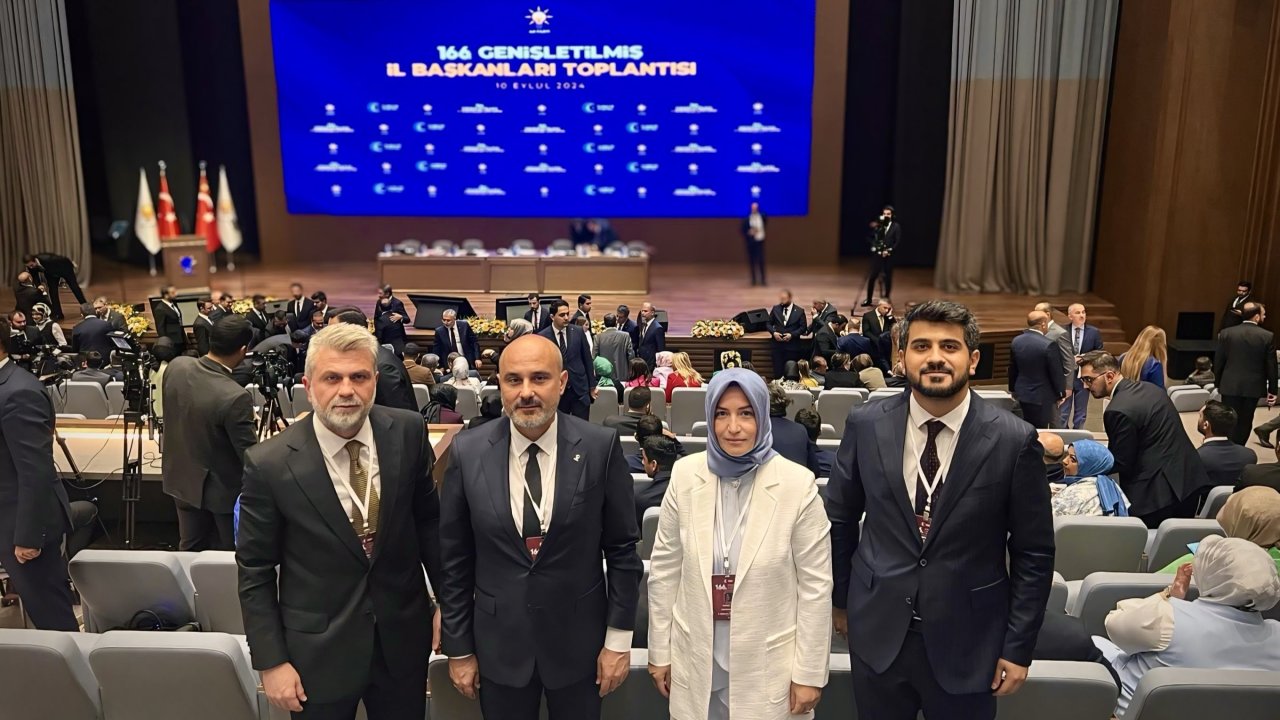 Başkan Görgel, AK Parti 166. Genişletilmiş İl Başkanları Toplantısı’na katıldı