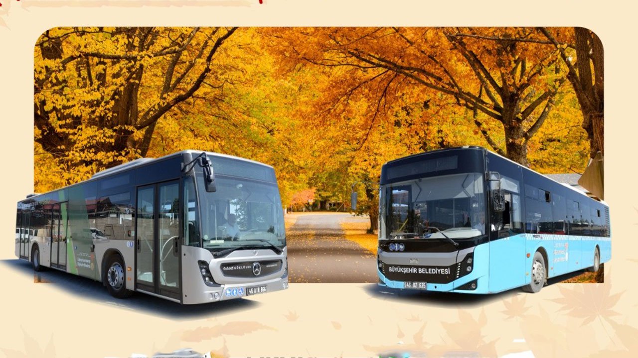 Kahramanmaraş’ta toplu taşımada kış tarifesine geçildi!