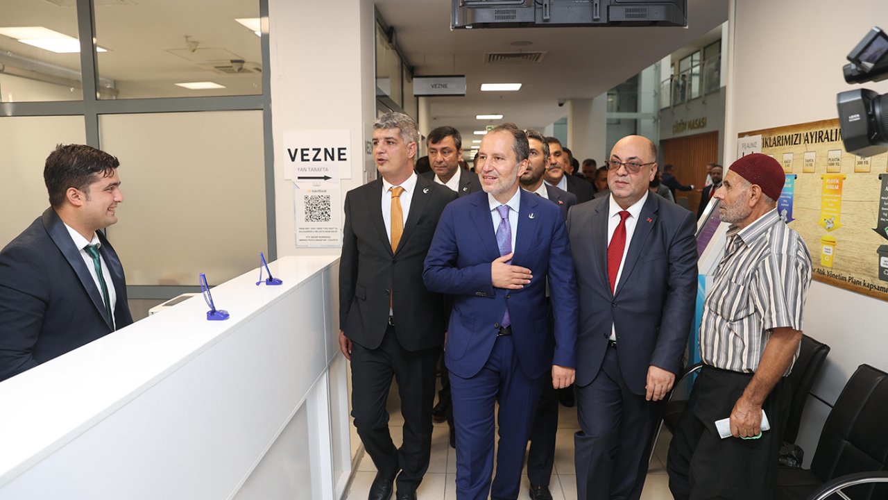Yeniden Refah Partisi Genel Başkanı Dr. Erbakan, Dulkadiroğlu Belediyesi’ni ziyaret etti