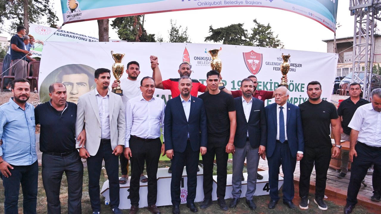 Geleneksel güreşin kalbi Türkiye Şampiyonası ile Onikişubat’ta attı