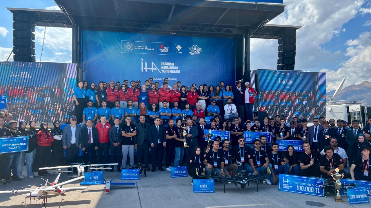 İnsansız Hava Aracı Yarışmaları'nın Kahramanmaraş'taki finali tamamlandı