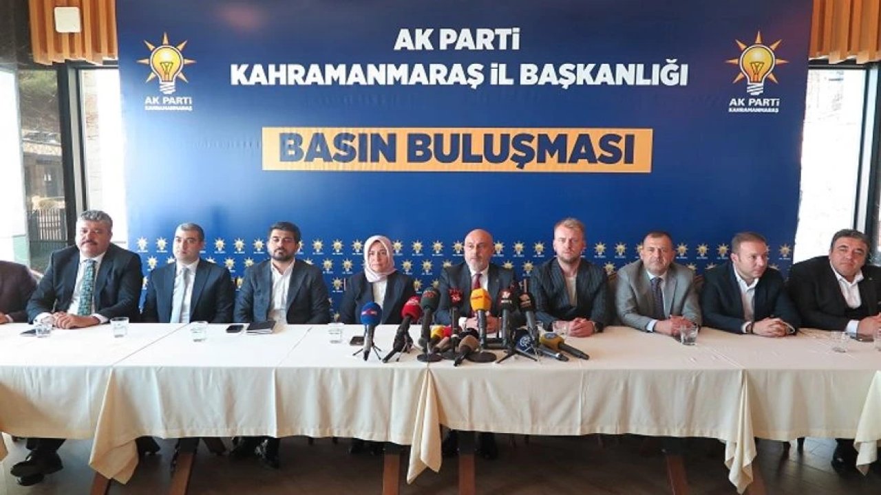 AK Parti Kahramanmaraş İl Başkanlığının yeni yönetimi tanıtıldı