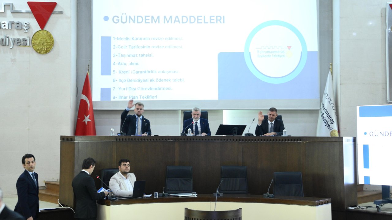 Kahramanmaraş’ta Ekim ayı olağan meclisi toplandı