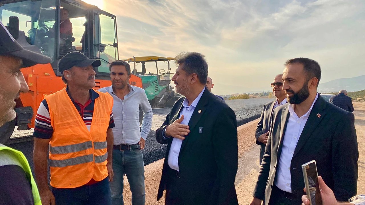 Milletvekili Debgici: Dulkadiroğlu-Çağlayancerit yol çalışmaları tamamlanmak üzere