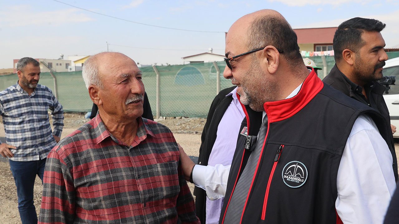 Elmalar Mahallesine yeni yol çalışması