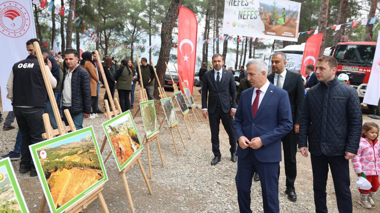 Kahramanmaraş’ta 4.000 fidan toprakla buluştu