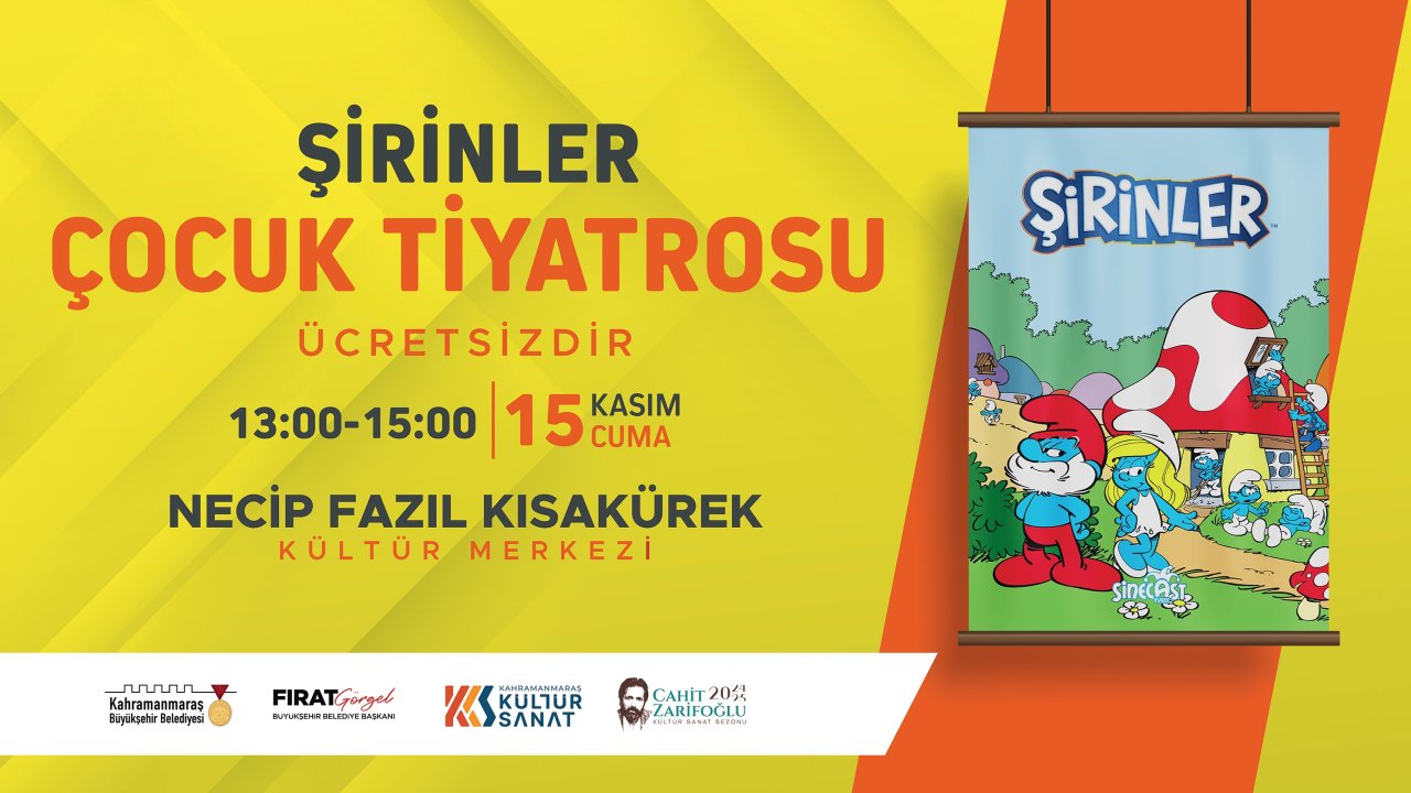 Çocuklar Ara Tatilin Keyfini “Şirinler” ile çıkaracak