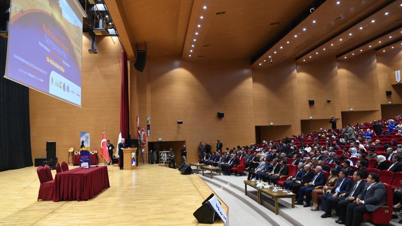 Kahramanmaraş'ta Uluslararası Yedi Güzel Adam sempozyumu başladı