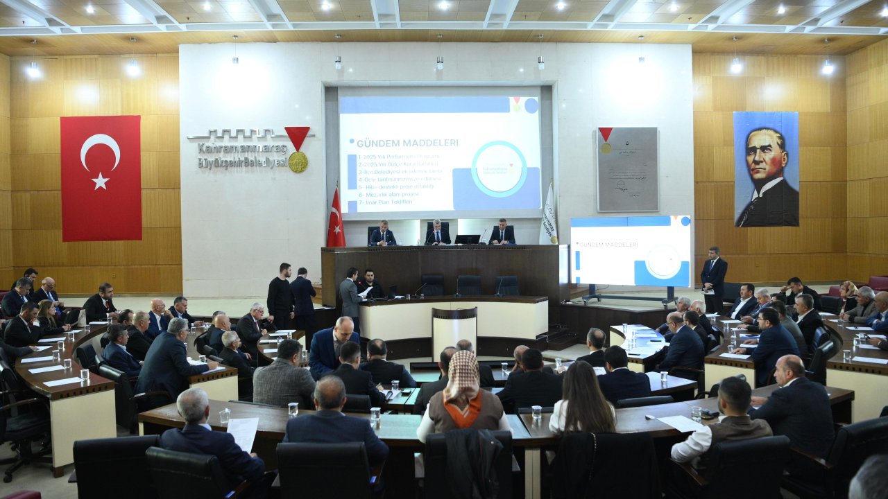 Kahramanmaraş Kasım Ayı Olağan Meclis toplantısı gerçekleştirildi