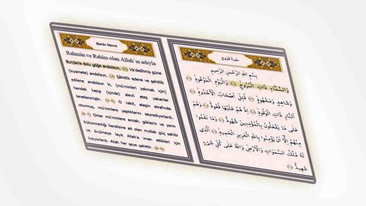 Rüyada Buruç suresi görmek ne anlama gelir?