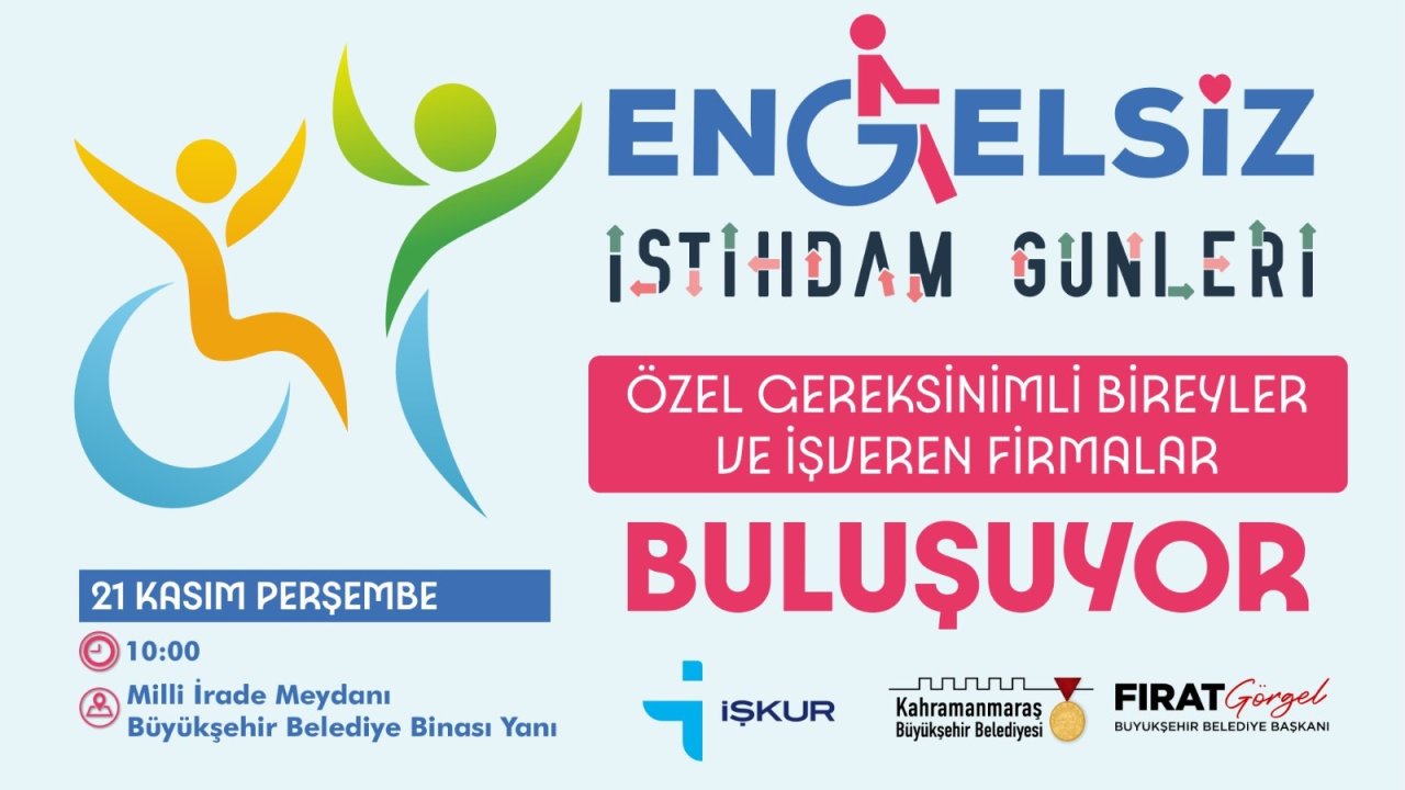 Büyükşehir’den bir yenilik daha; Engelsiz İstihdam Günleri başlıyor!