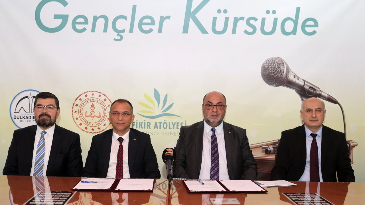 “Gençler Kürsüde” projesi protokolü imzalandı