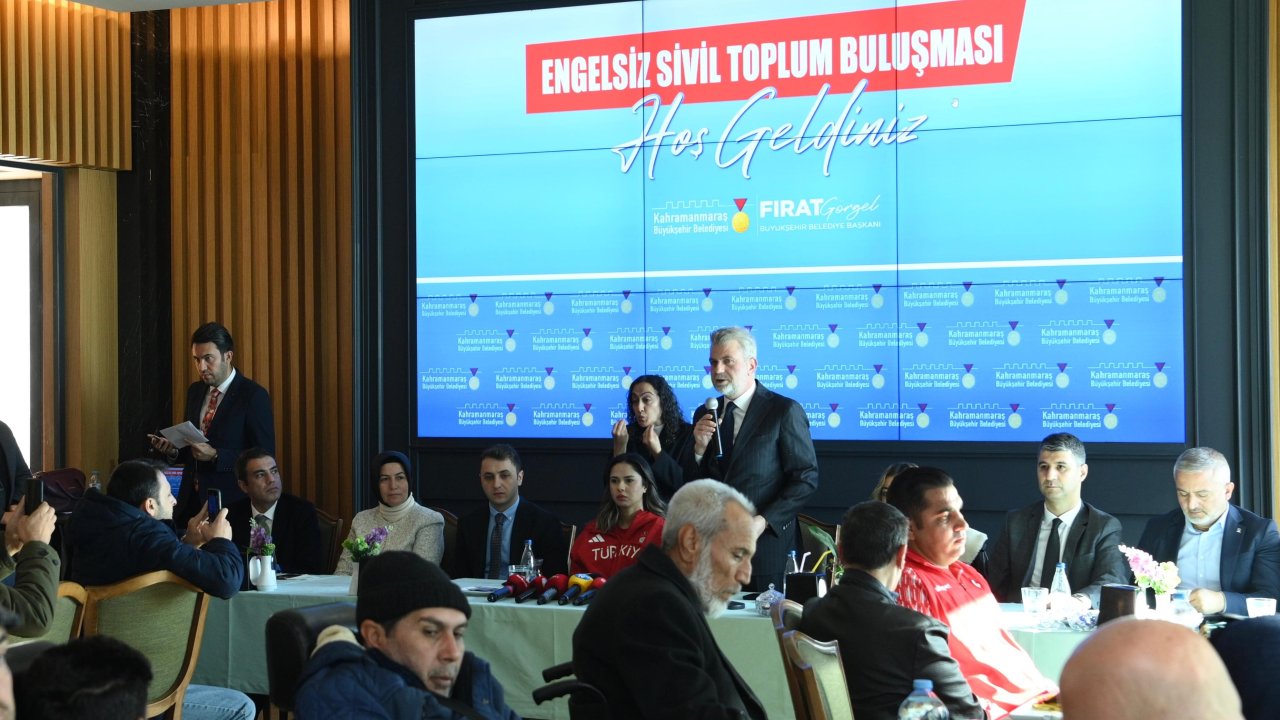 Başkan Görgel; Kahramanmaraş, engelsiz şehir hedefiyle türkiye’ye örnek olacak