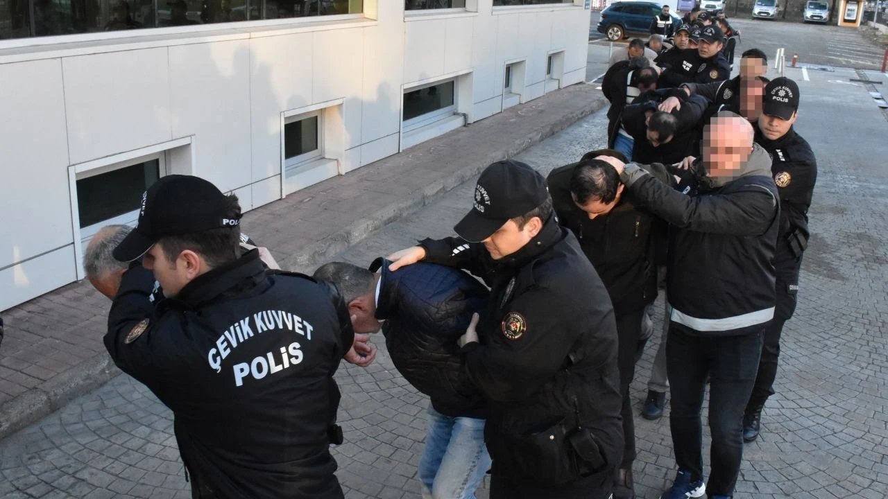 Kahramanmaraş dahil 14 ilde eş zamanlı suç örgütü operasyonu