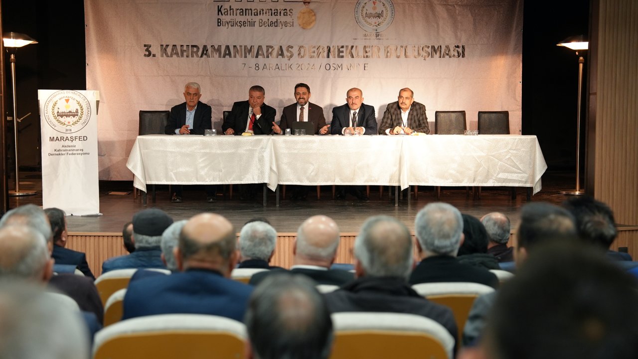 3. Kahramanmaraş Dernekler Buluşması gerçekleştirildi