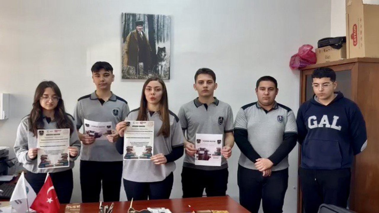 Kahramanmaraş Göksun Anadolu Lisesi'nden "Askıda Kitap" projesi