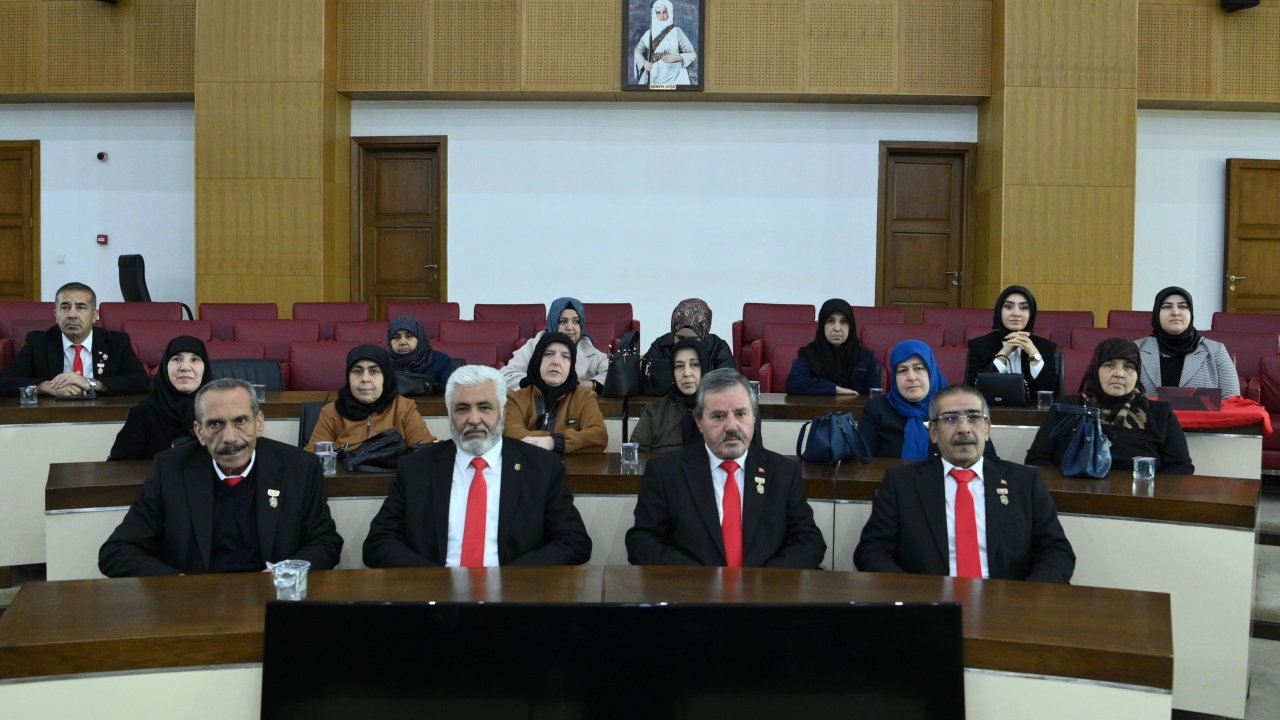 Başkan Görgel, Şehit yakınları ve gazileri ağırladı