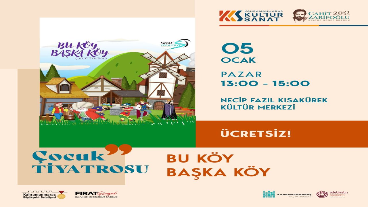 2025 kültür sanat sezonu çocuk tiyatrosuyla başlayacak