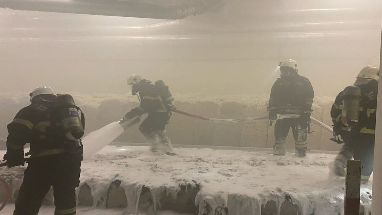 Kahramanmaraş’ta tekstil fabrikasında korkutan yangın