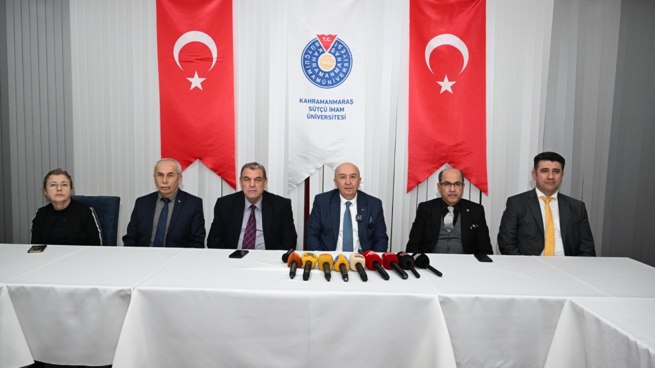 Rektör Yasım, Kahramanmaraş basınını KSÜ'de ağırladı