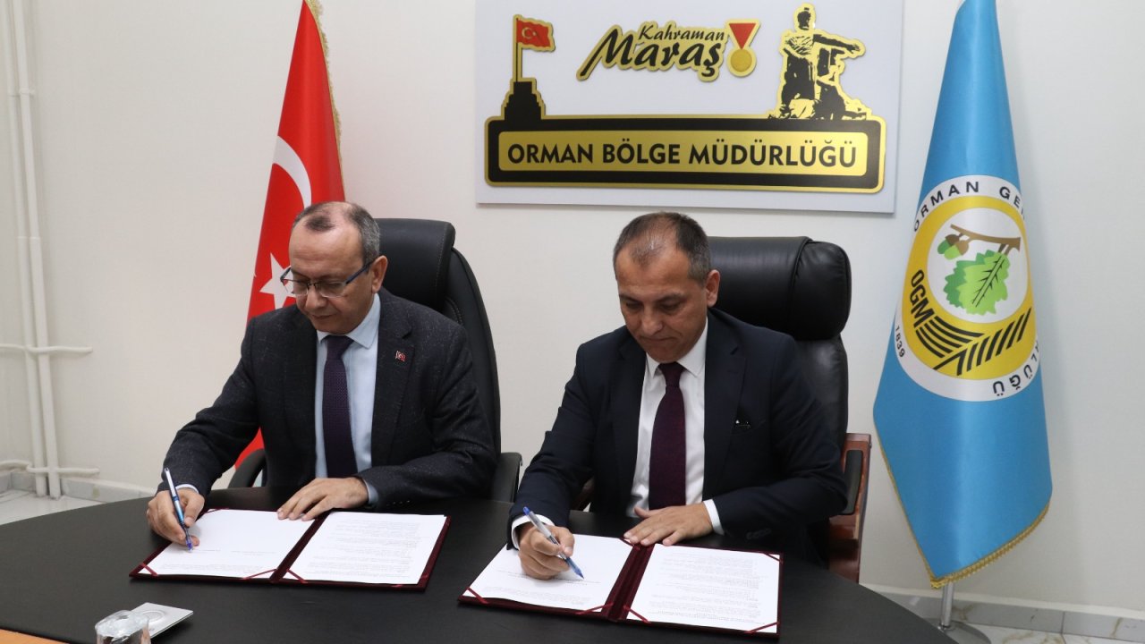 Kahramanmaraş'ta Deprem Şehitleri için Hatıra Ormanı ve Eğitim İşbirliği Protokolü imzalandı