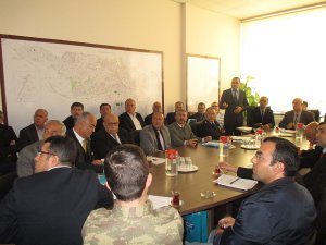 AKOM’ da karla mücadele toplantısı yapıldı