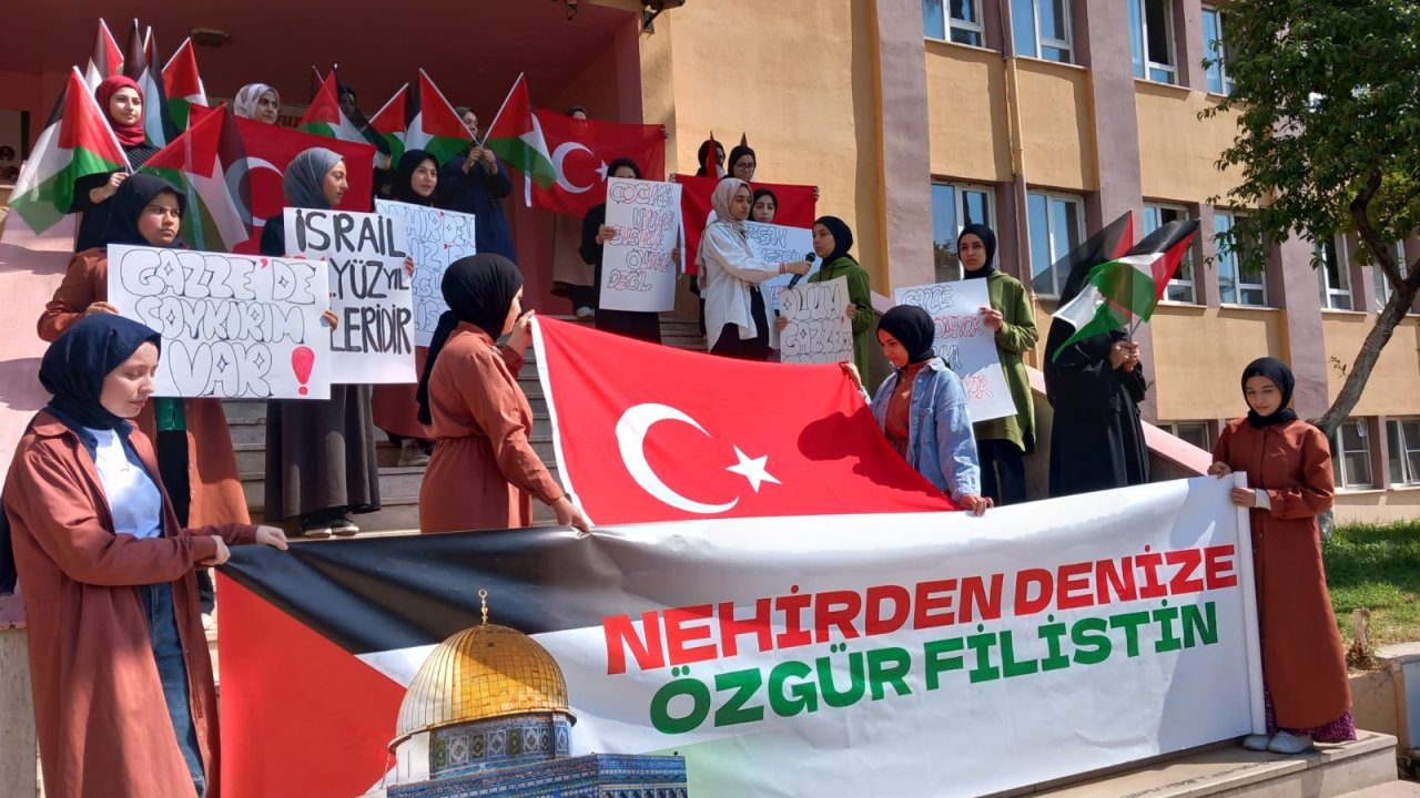 Kahramanmaraş İmam Hatip Liselerinden Filistinli Mazlumlar İçin Tek Yürek Çağrısı