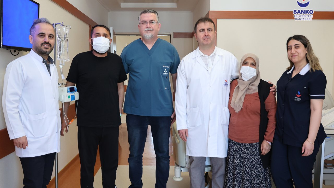 Sanko Üniversitesi Hastanesi’nde Anneden Oğluna İkinci Hayat