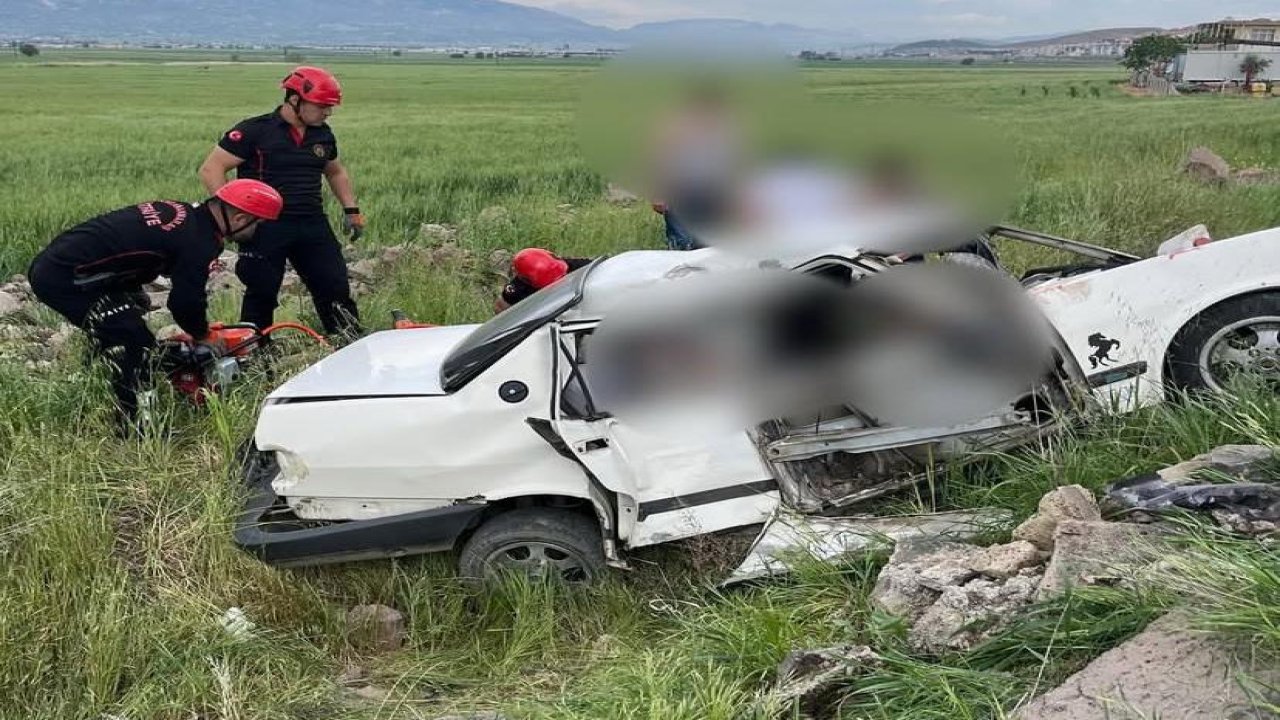 Kahramanmaraş’ta otomobil takla attı