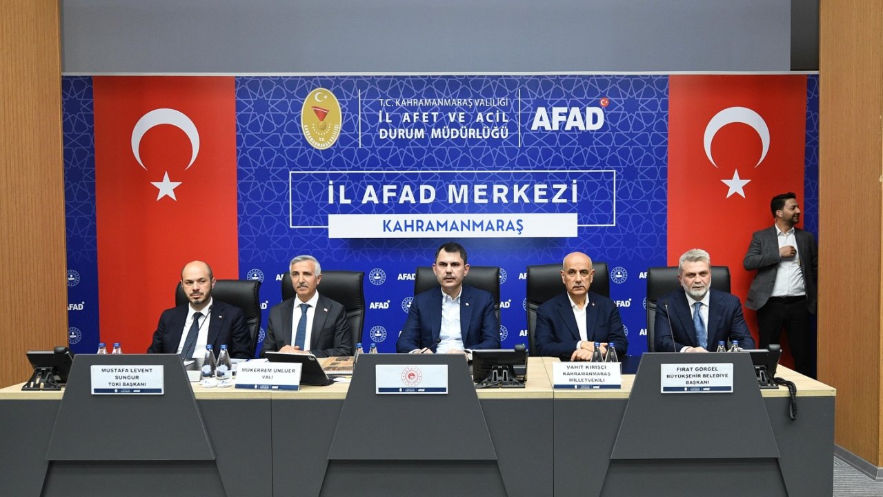 Bakan Kurum Kahramanmaraş’ta: İmar Süreci Masaya Yatırıldı