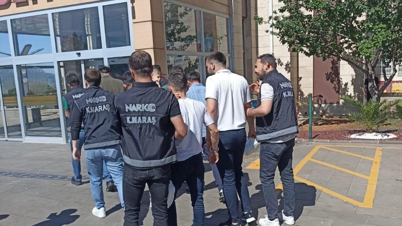 Kahramanmaraş'ta Uyuşturucu Operasyonunda 13 Şüpheli Tutuklandı