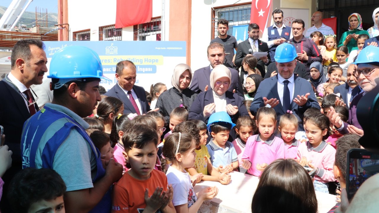 Kahramanmaraş’ta Kayabaşı İlkokulu Yeniden Yükseliyor