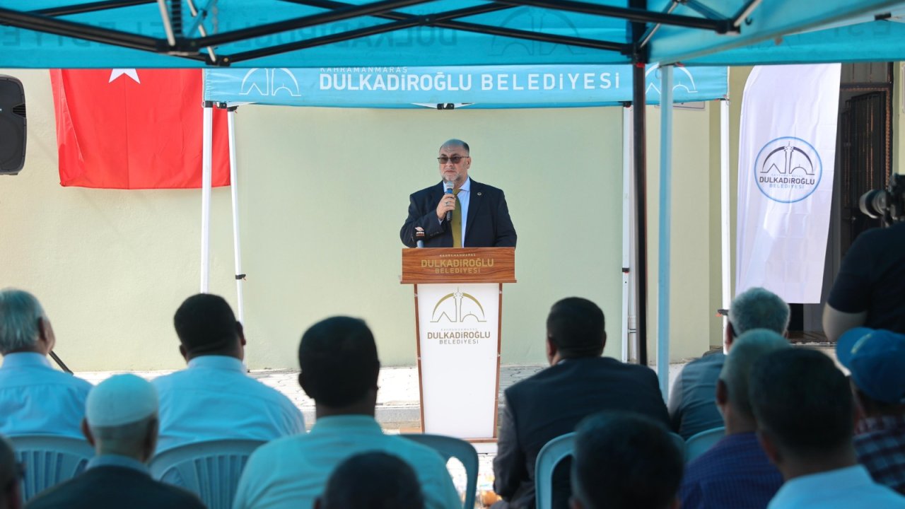 Göllü Mahallesi’nde Cami Ve Sosyal Tesis Dualarla Hizmete Açıldı
