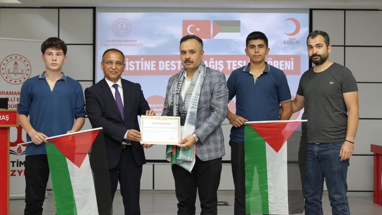 Kahramanmaraş’tan Filistin’e Vicdan Kervanı: Öğrencilerden Anlamlı Dayanışma