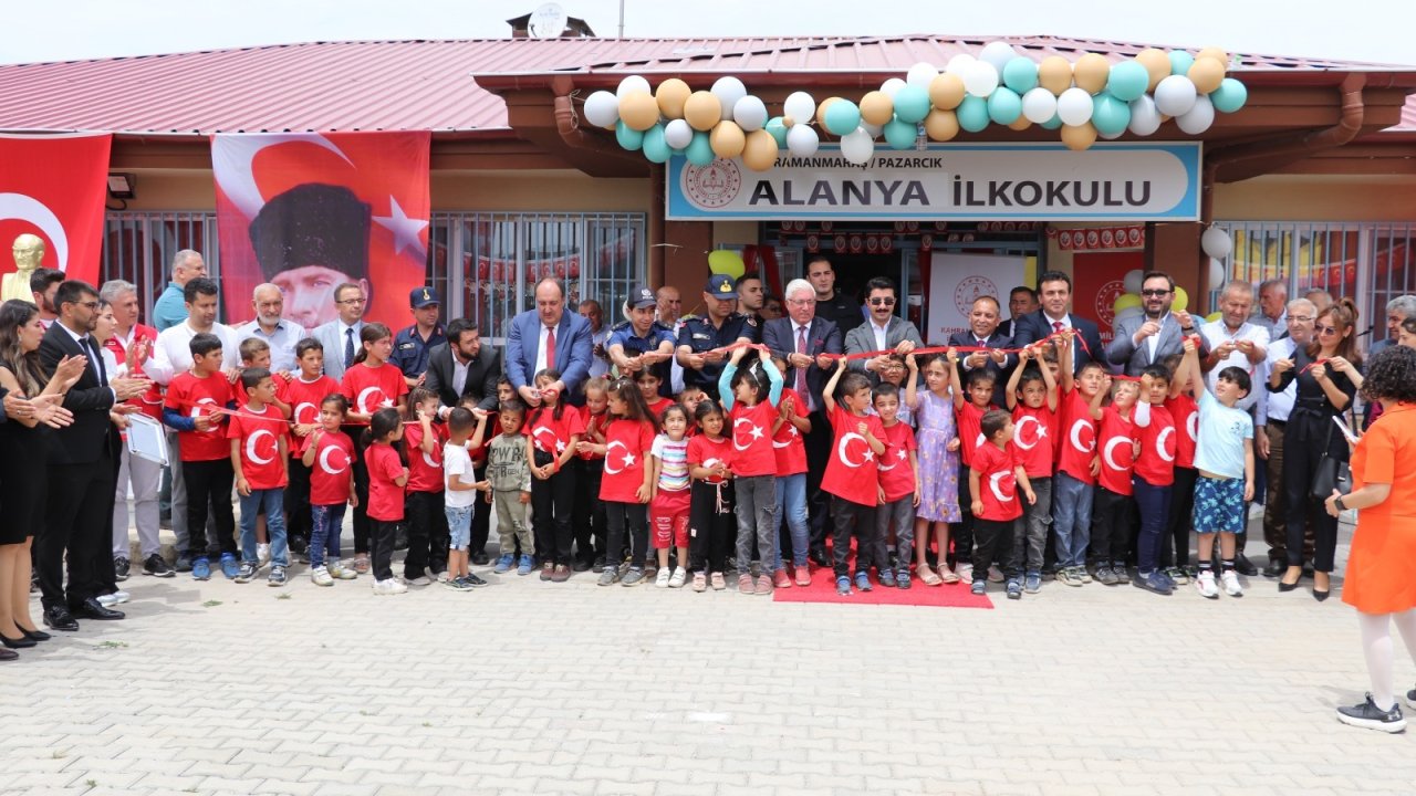 Pazarcık’a Yeni Bir Eğitim Yuvası: Pazarcık Alanya İlkokulu Hizmete Açıldı