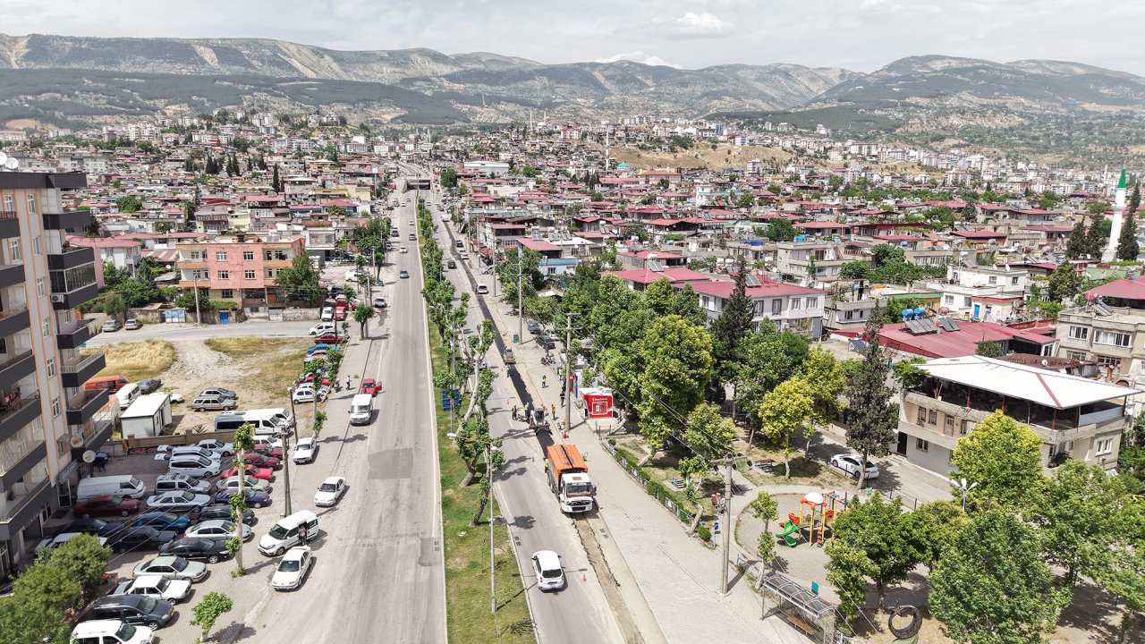 Dulkadiroğlu’nda Altyapısı Tamamlanan Yollar Asfaltlanıyor