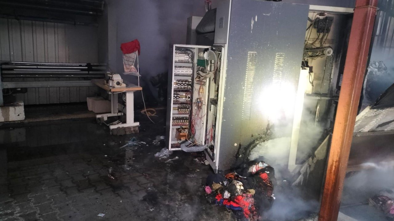 Kahramanmaraş’ta işyeri yangını korkuttu