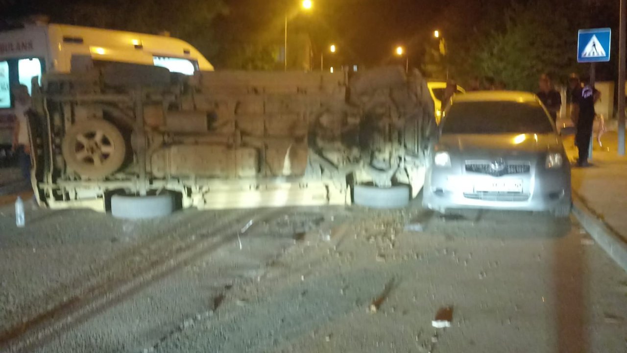 Göksun’da otomobille pikap çarpıştı: