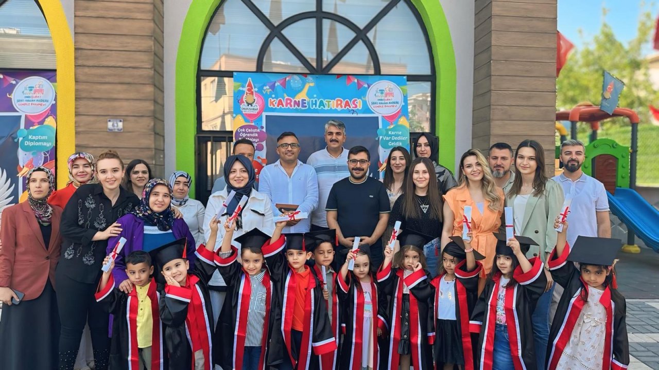 Onikişubat Belediyesi’nin Gündüz Bakımevi’nde ilk mezuniyet heyecanı