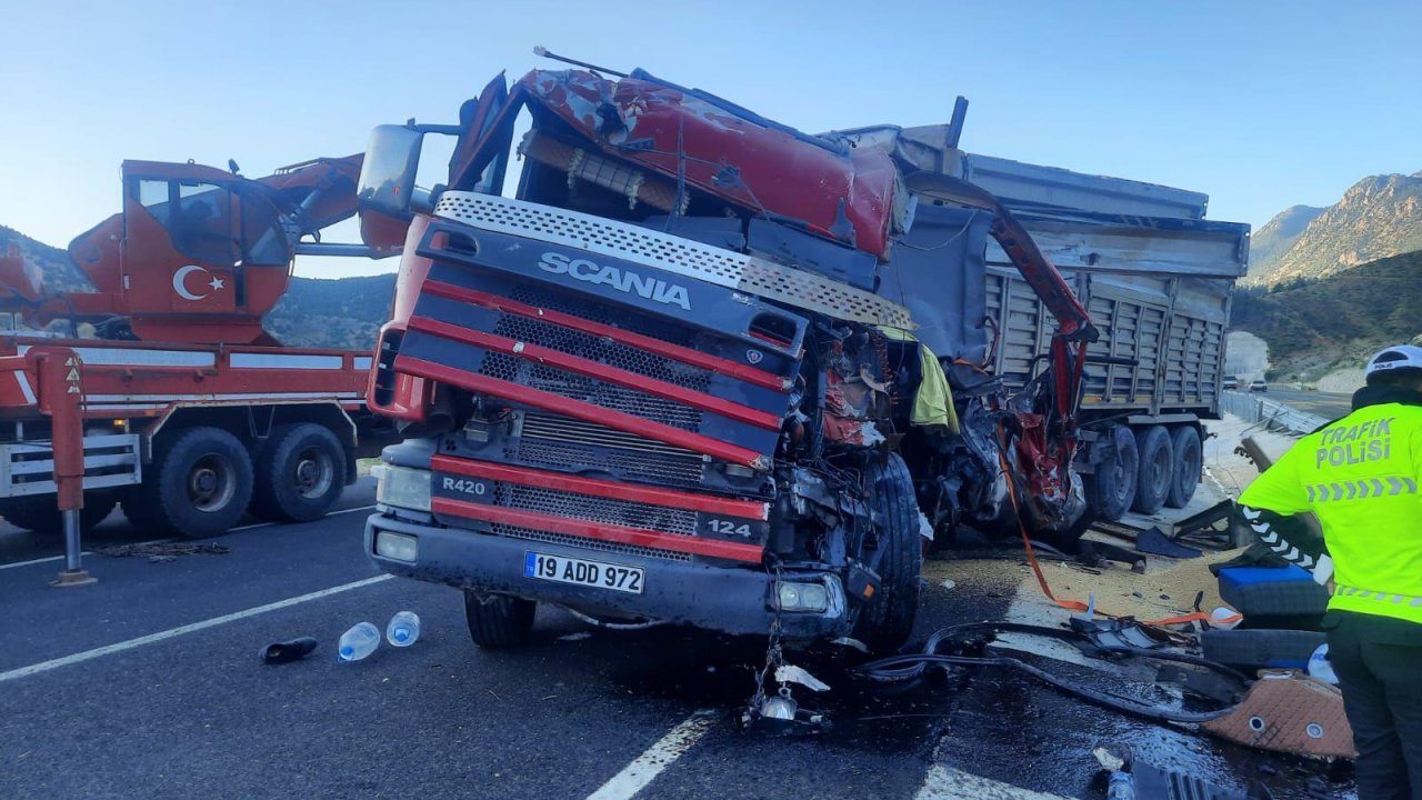 Kahramanmaraş’ta tır kazası: 1 ölü 1 yaralı