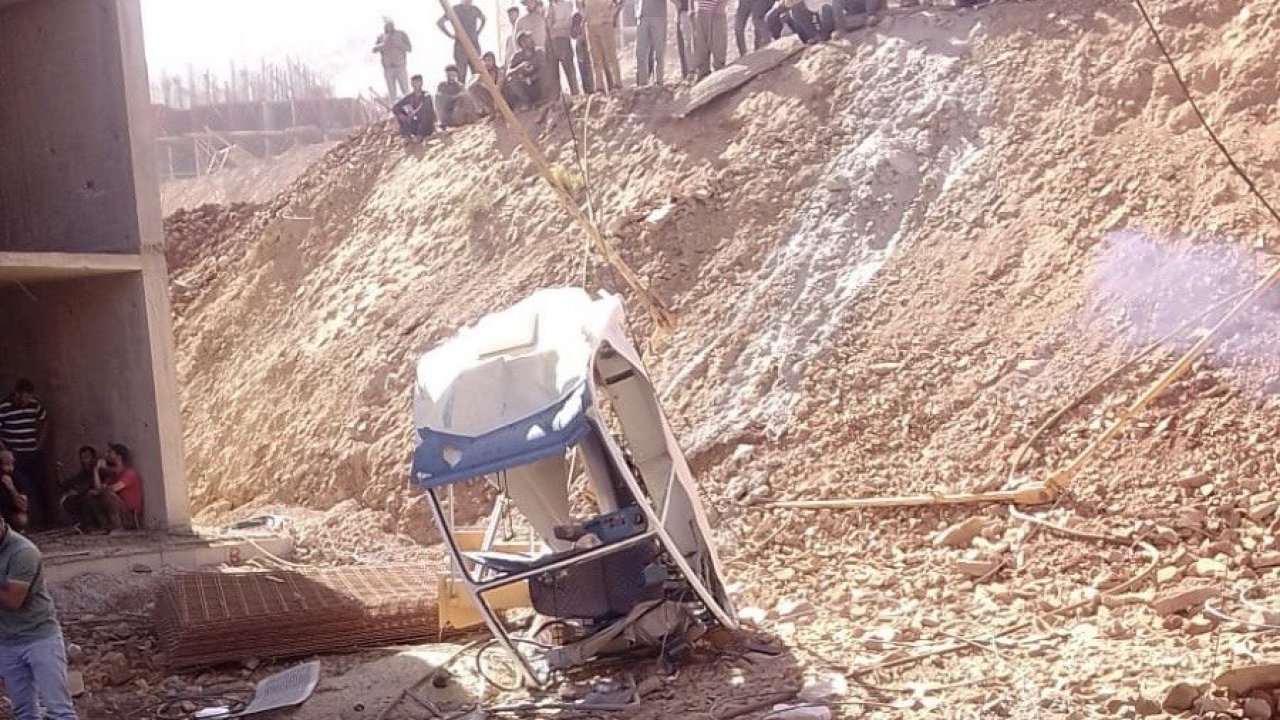 Kahramanmaraş'ta inşaat alanında korkutan kaza: 1 işçi hayatını kaybetti
