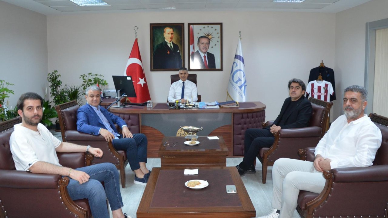 Özel Sular Akademi Hastanesi’nden SGK İl Müdürü Hüseyin Karaoğlan’a ziyaret