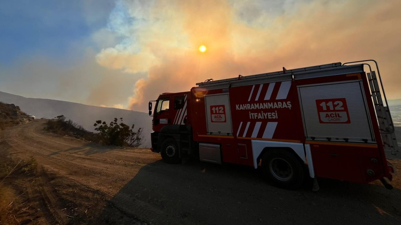 Kahramanmaraş İtfaiyesi, Hatay’daki Yangında Görev Başında