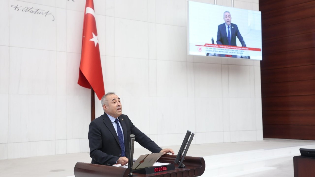 DEVA Partili Vekilden Çevre ve Şehircilik Uygulamalarına Meclis’te Sert Eleştiriler