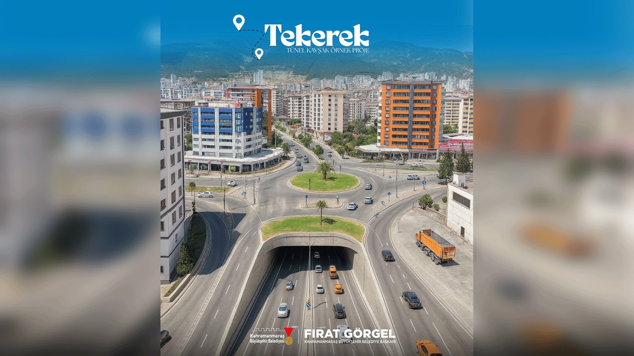 Başkan Görgel’den ulaşıma nefes aldıracak yeni proje; Tekerek Tünel Kavşağı geliyor