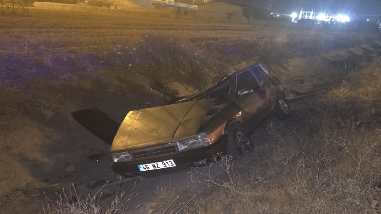 Kahramanmaraş’ta otomobil takla attı: 2 yaralı