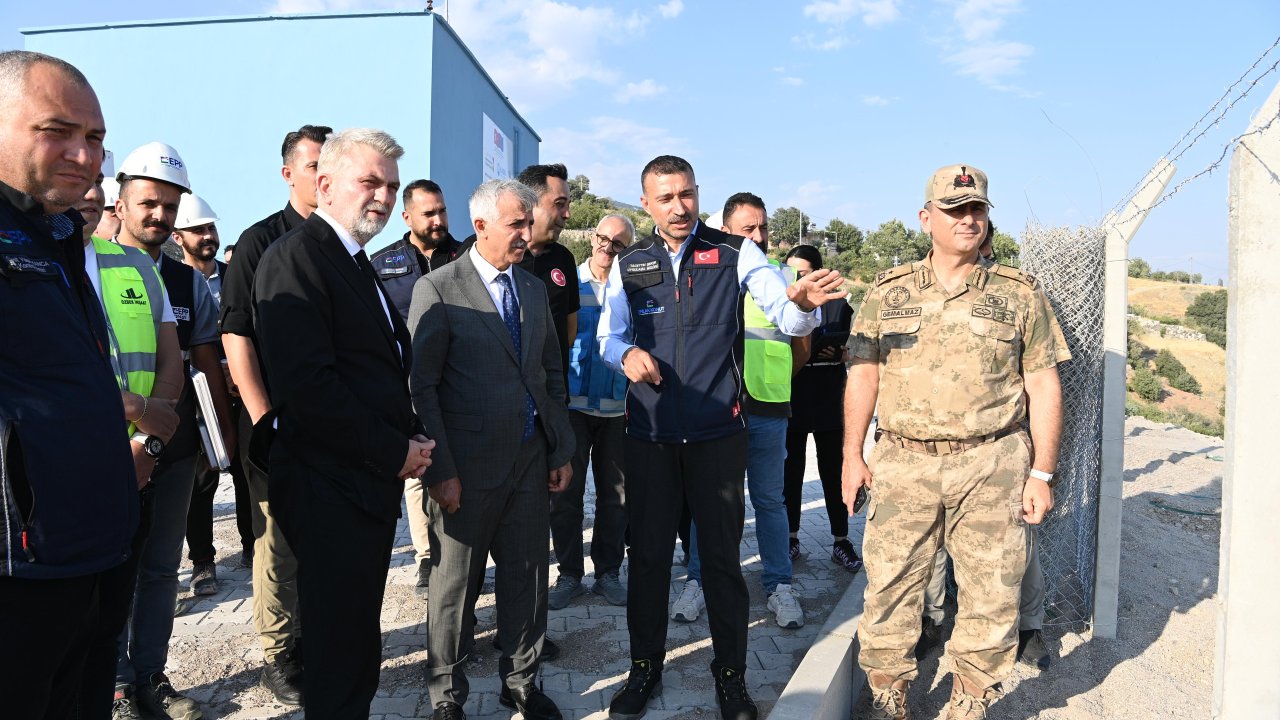 Görgel ve Ünlüer, Güneşevler İnşaat Sahasını İncelediler.