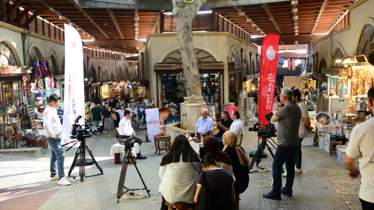KSÜ’den Kapalı Çarşı’da Bilim ve Kültür Buluşması